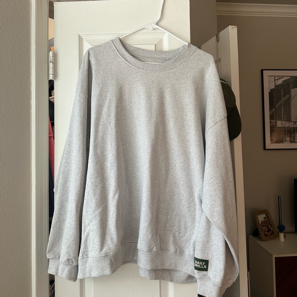 Daily Drills Fleece Oversized Crew